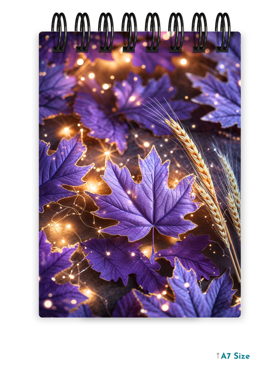 AMETHYST VEINS cover page - A7 Size Pocket Notepad