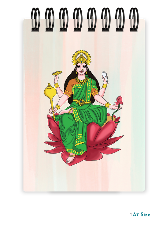MAA LAXMI (1) cover page - A7 Size Pocket Notepad