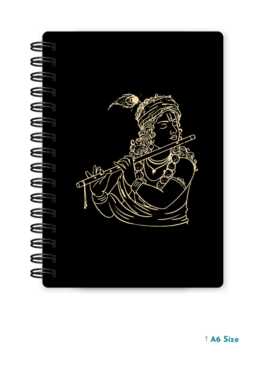 KRISHNA JI (2) cover page - A5 / A6 Size Wiro Notebook
