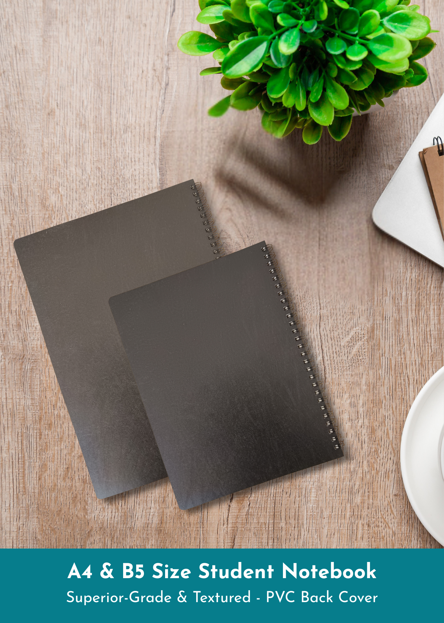 A4 / B5 Size Notebook - Custom Front Cover Design