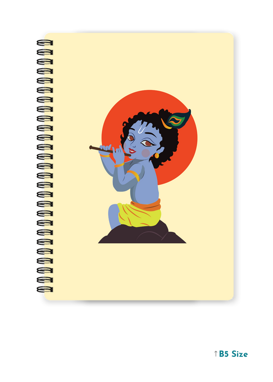 BALKRISHNA JI (2) cover page - A4 / B5 Size Wiro Notebook