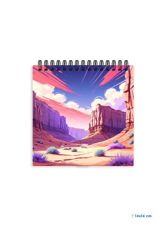 PINK CANYON cover page - Square Shape Doodle Pad