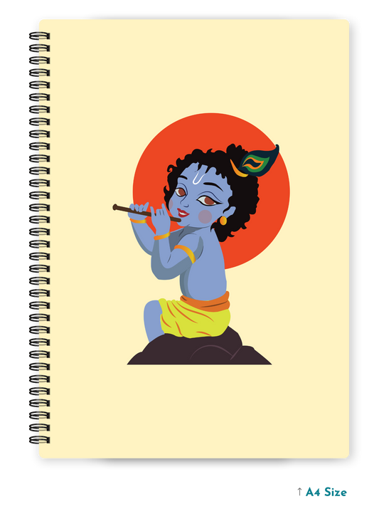 BALKRISHNA JI (2) cover page - A4 / B5 Size Wiro Notebook