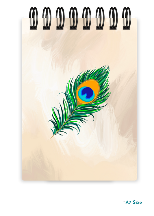 MOR PANKH cover page - A7 Size Pocket Notepad
