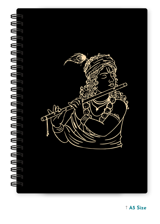 KRISHNA JI (2) cover page - A5 / A6 Size Wiro Notebook