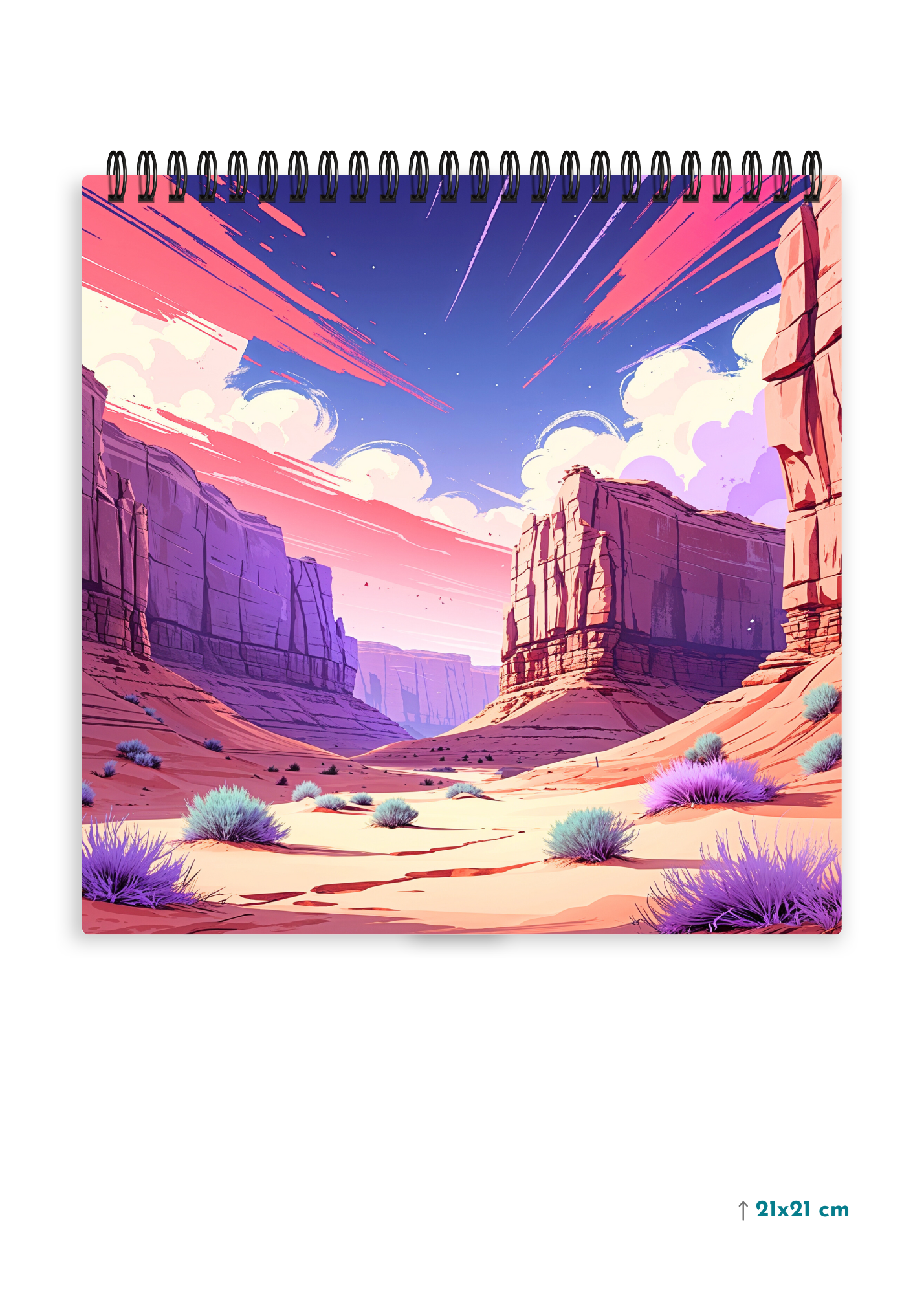 PINK CANYON cover page - Square Shape Doodle Pad
