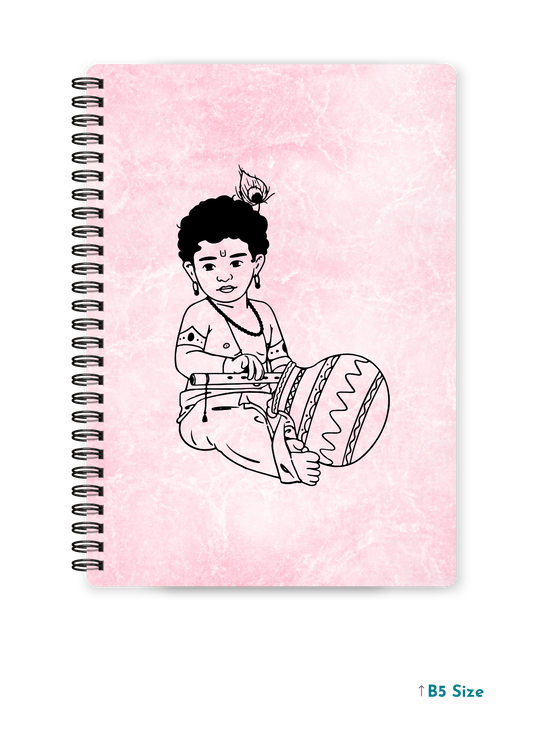 BALKRISHNA JI (3) cover page - A4 / B5 Size Wiro Notebook