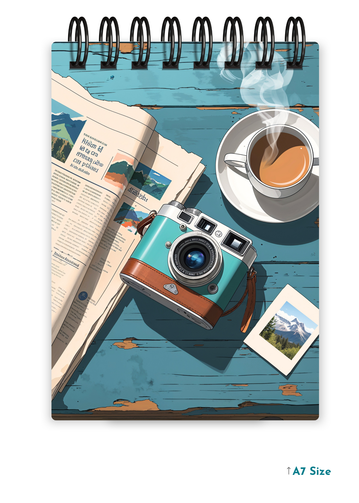 RETRO LENS cover page - A7 Size Pocket Notepad
