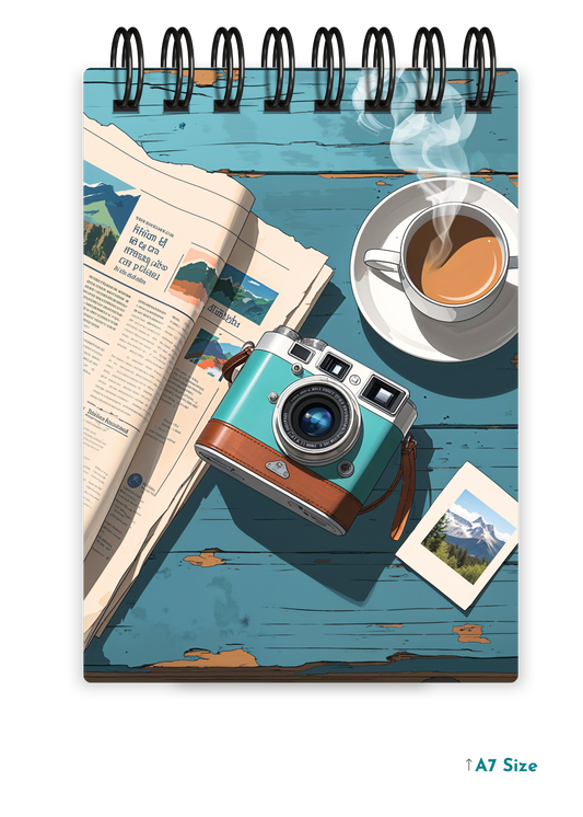 RETRO LENS cover page - A7 Size Pocket Notepad