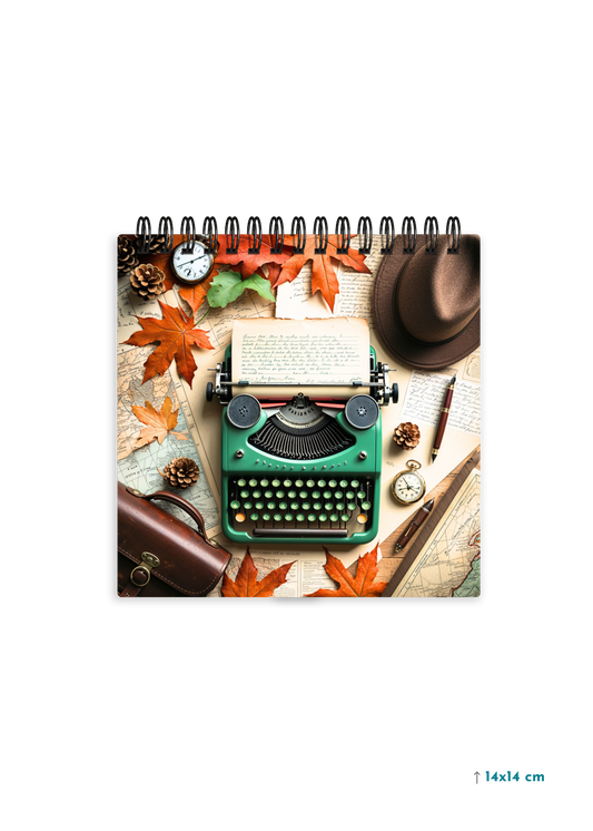VINTAGE KEYS cover page - Square Shape Doodle Pad