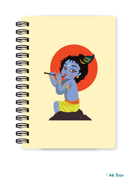 BALKRISHNA JI (2) cover page - A5 / A6 Size Wiro Notebook