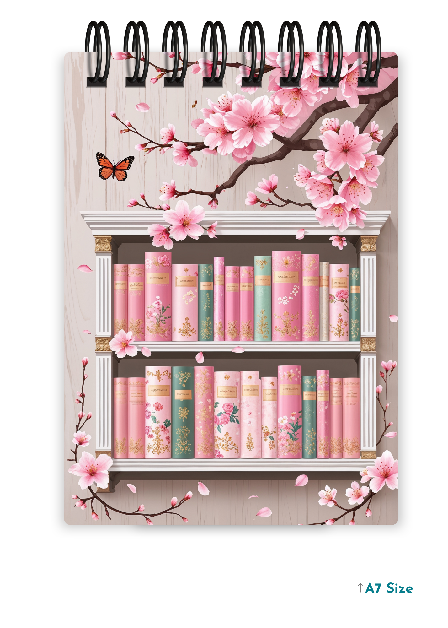 SAKURA SHELF cover page - A7 Size Pocket Notepad