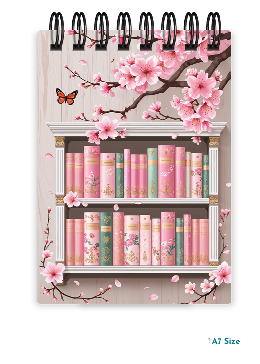 SAKURA SHELF cover page - A7 Size Pocket Notepad