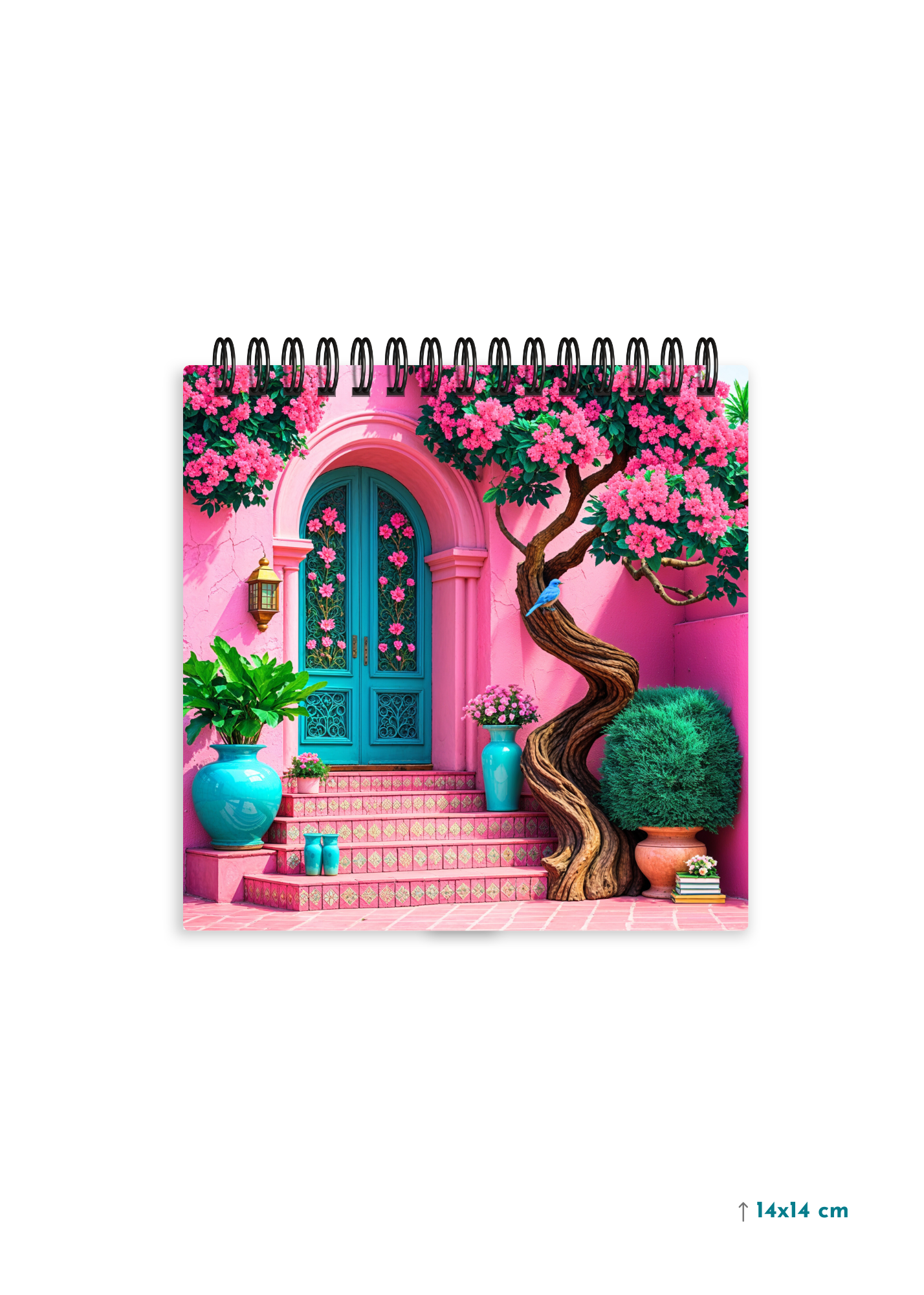 MEDITERRANEAN PINK cover page - Square Shape Doodle Pad