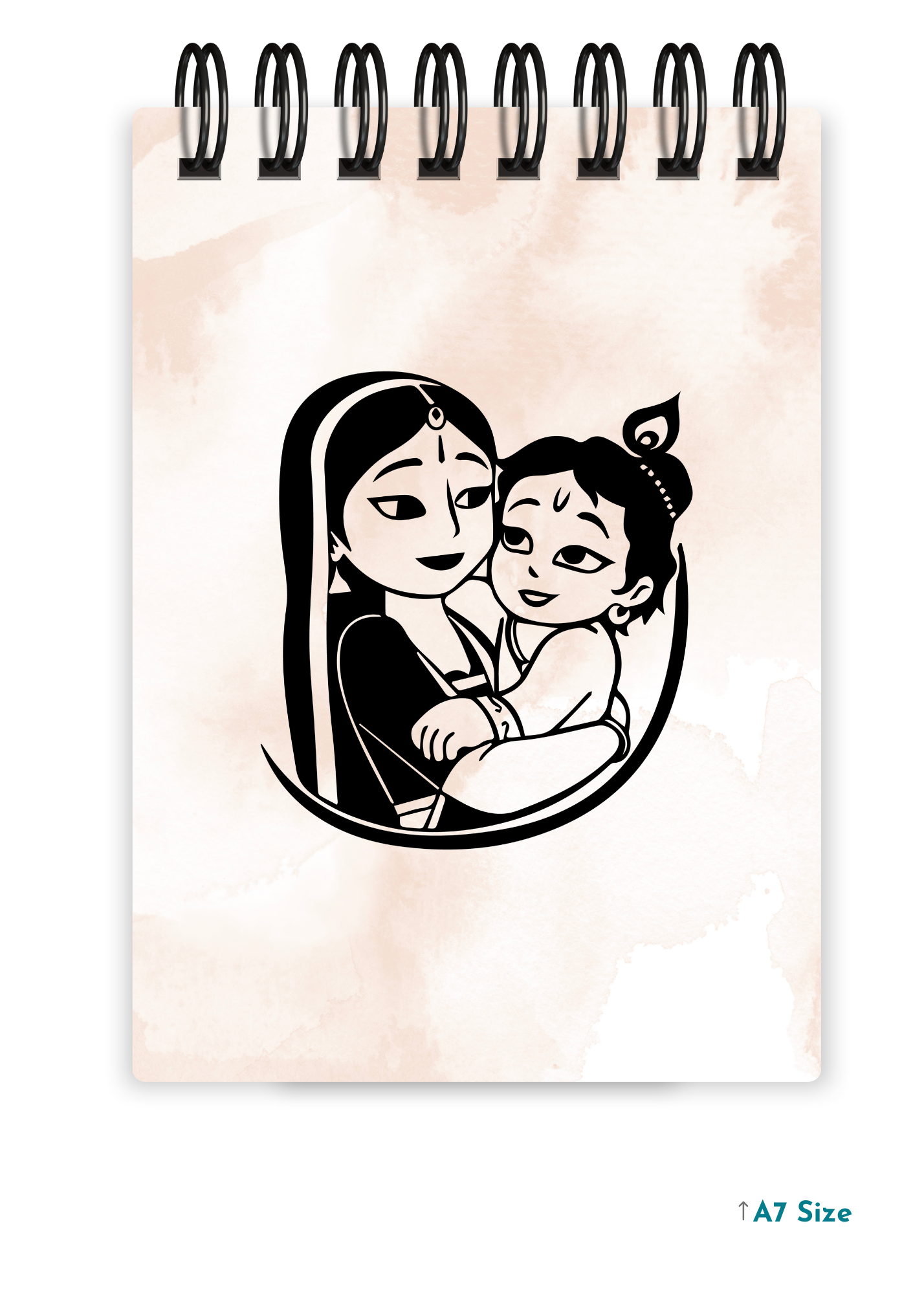 BALKRISHNA JI (4) cover page - A7 Size Pocket Notepad