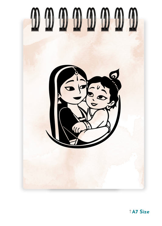 BALKRISHNA JI (4) cover page - A7 Size Pocket Notepad
