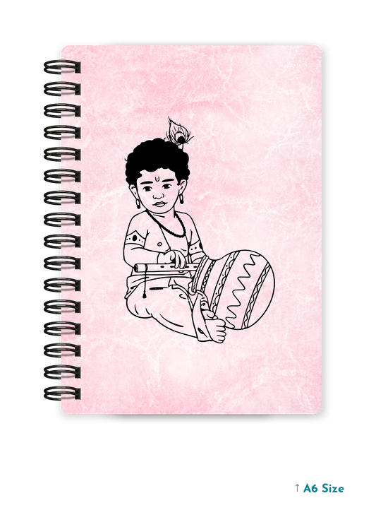 BALKRISHNA JI (3) cover page - A5 / A6 Size Wiro Notebook