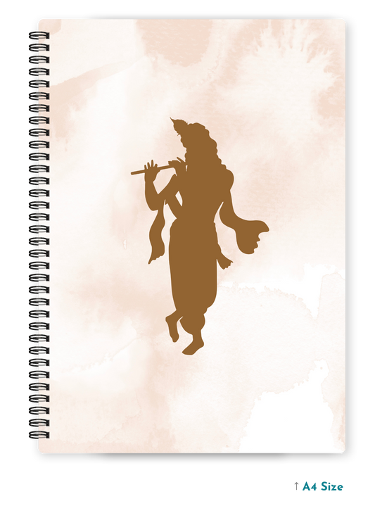 KRISHNA JI (3) cover page - A4 / B5 Size Wiro Notebook
