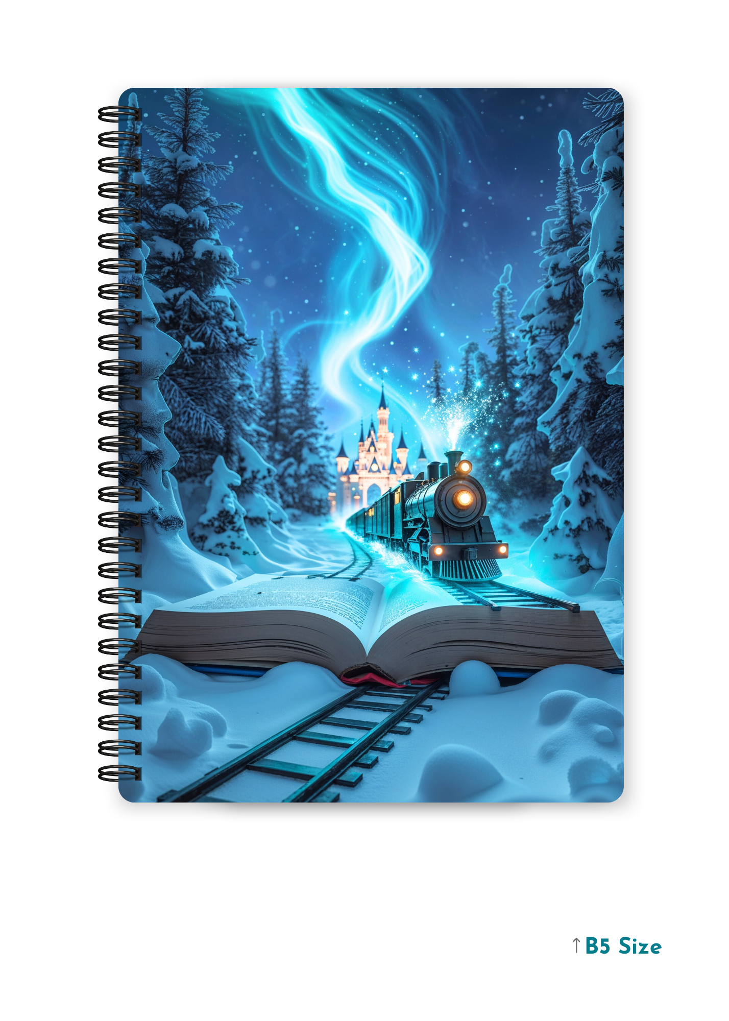 AQUA VORTEX cover page - A4 / B5 Size Wiro Notebook