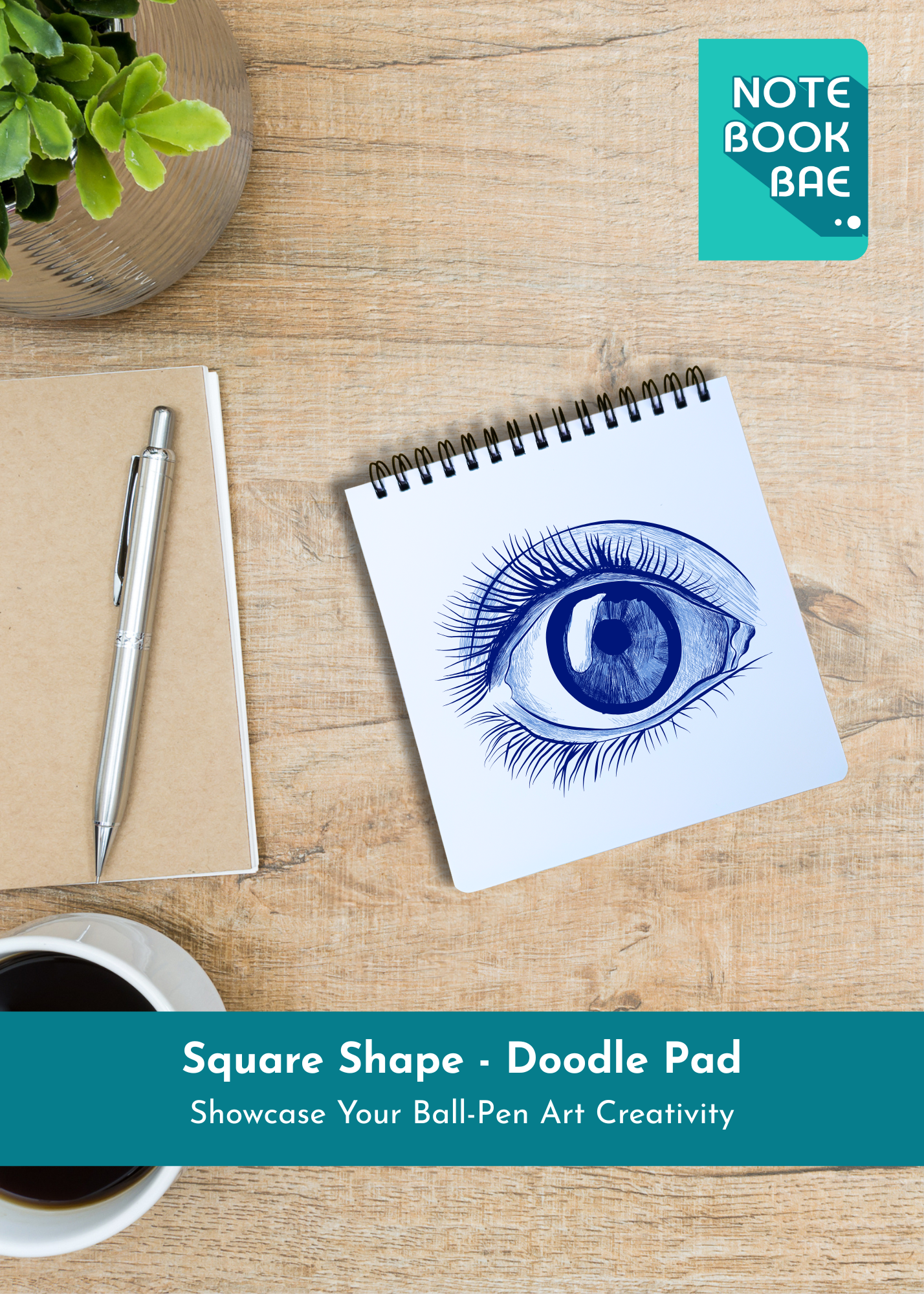 SAKURA SHELF cover page - Square Shape Doodle Pad