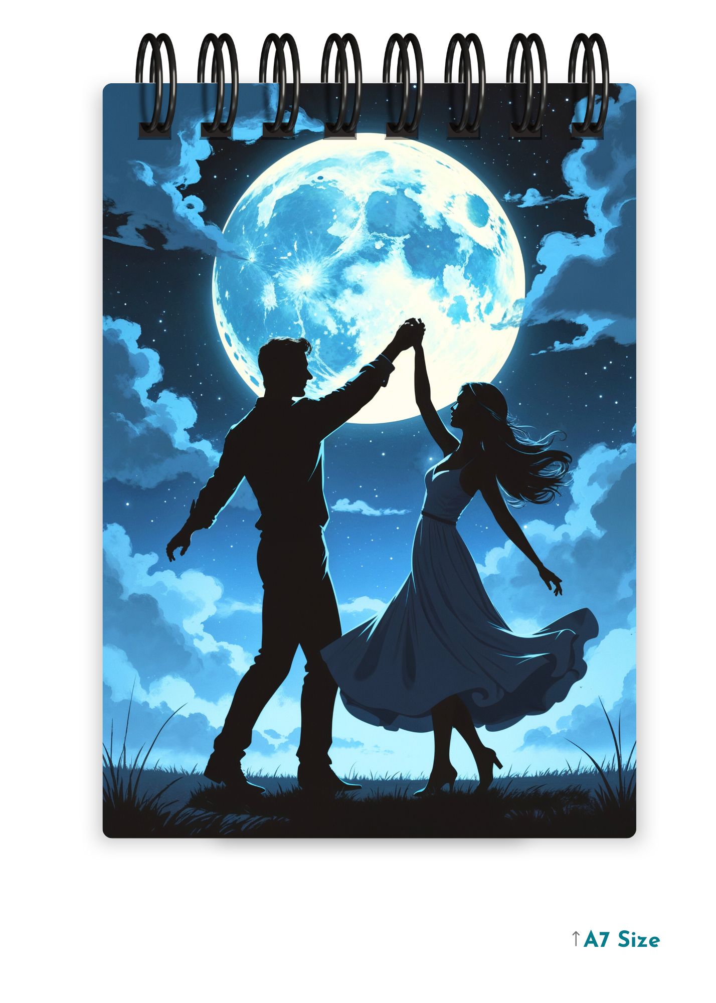 LUNAR WALTZ cover page - A7 Size Pocket Notepad