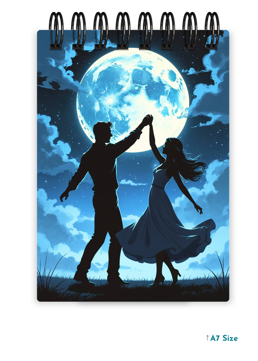 LUNAR WALTZ cover page - A7 Size Pocket Notepad