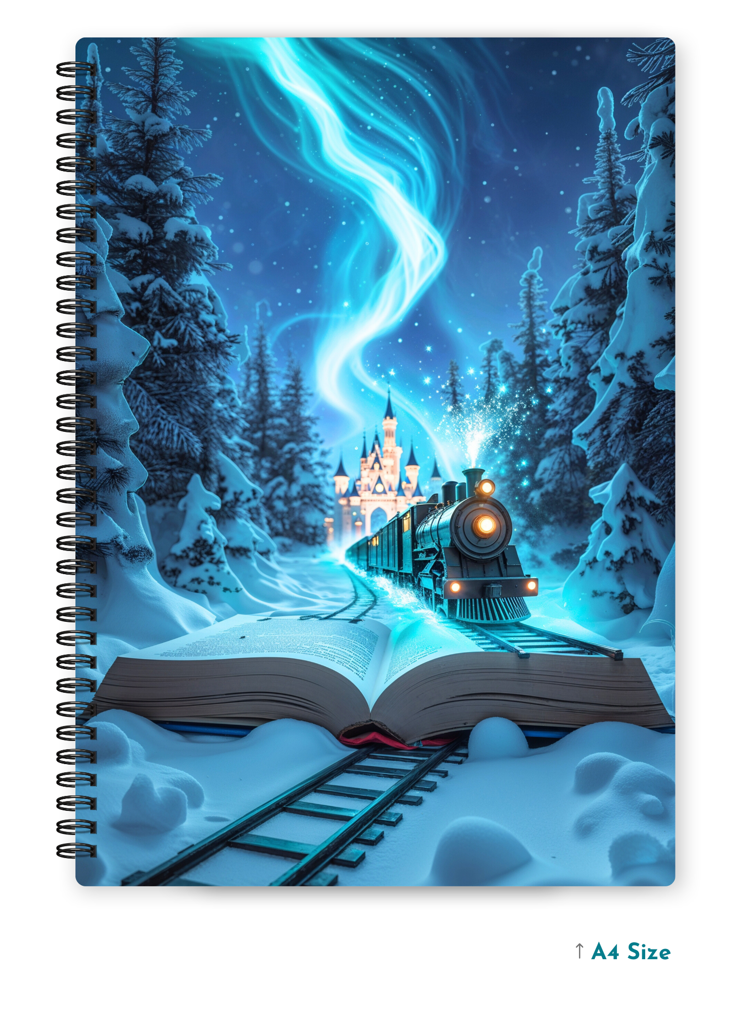AQUA VORTEX cover page - A4 / B5 Size Wiro Notebook