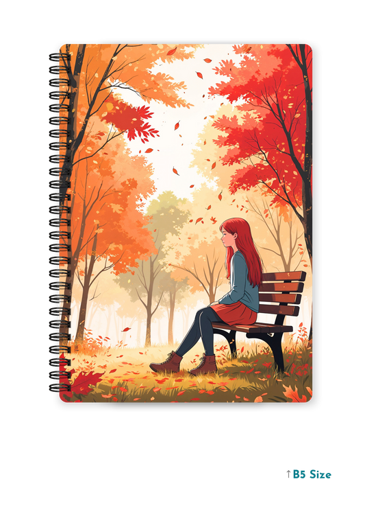 EMBER SOLACE cover page - A4 / B5 Size Wiro Notebook