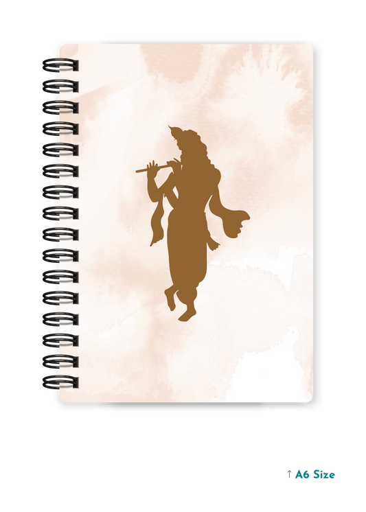KRISHNA JI (3) cover page - A5 / A6 Size Wiro Notebook
