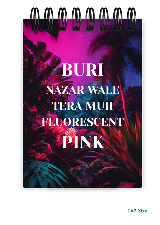 BURI NAZAR WALE cover page - A7 Size Pocket Notepad