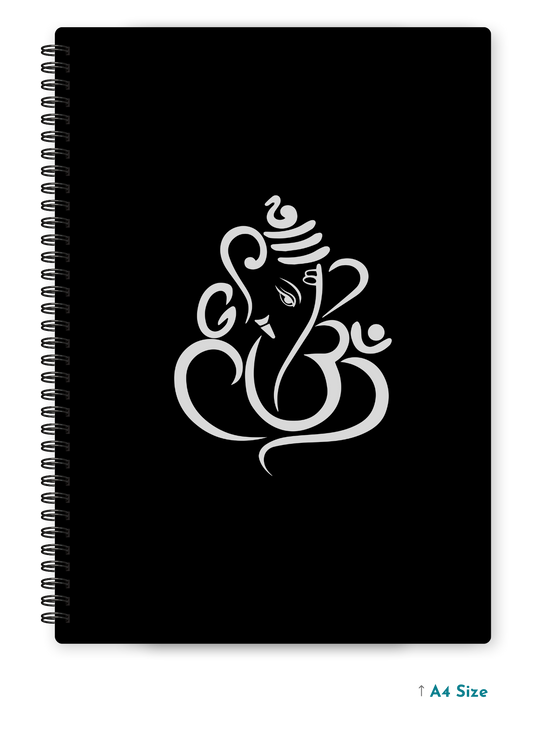 GANESH JI (1) cover page - A4 / B5 Size Wiro Notebook