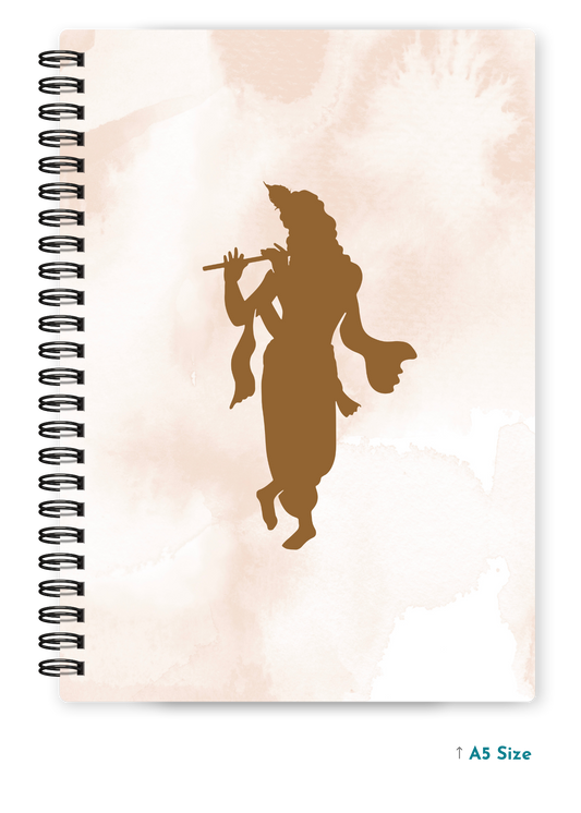 KRISHNA JI (3) cover page - A5 / A6 Size Wiro Notebook