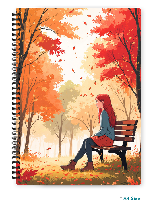 EMBER SOLACE cover page - A4 / B5 Size Wiro Notebook