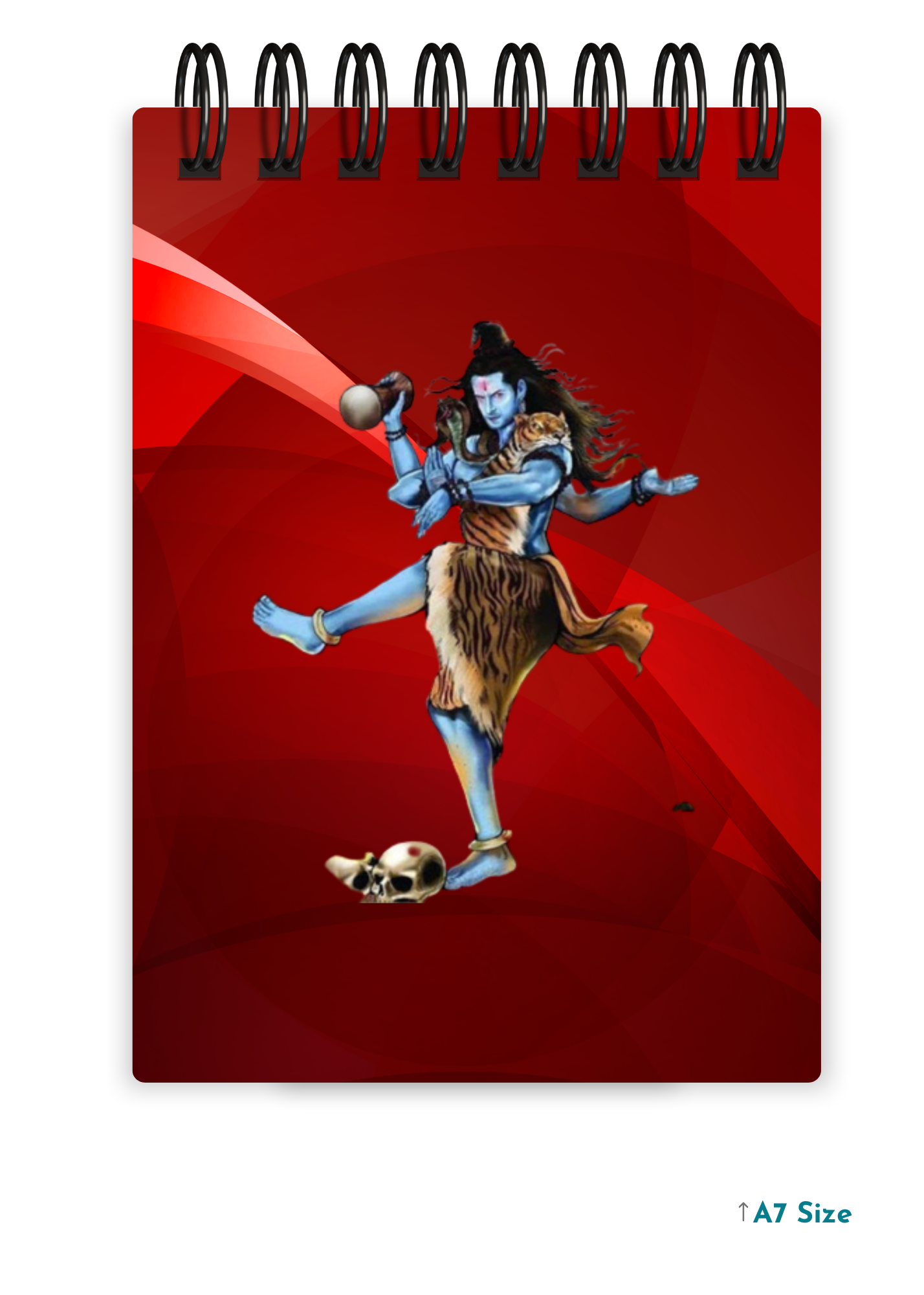 SHIV JI (7) cover page - A7 Size Pocket Notepad