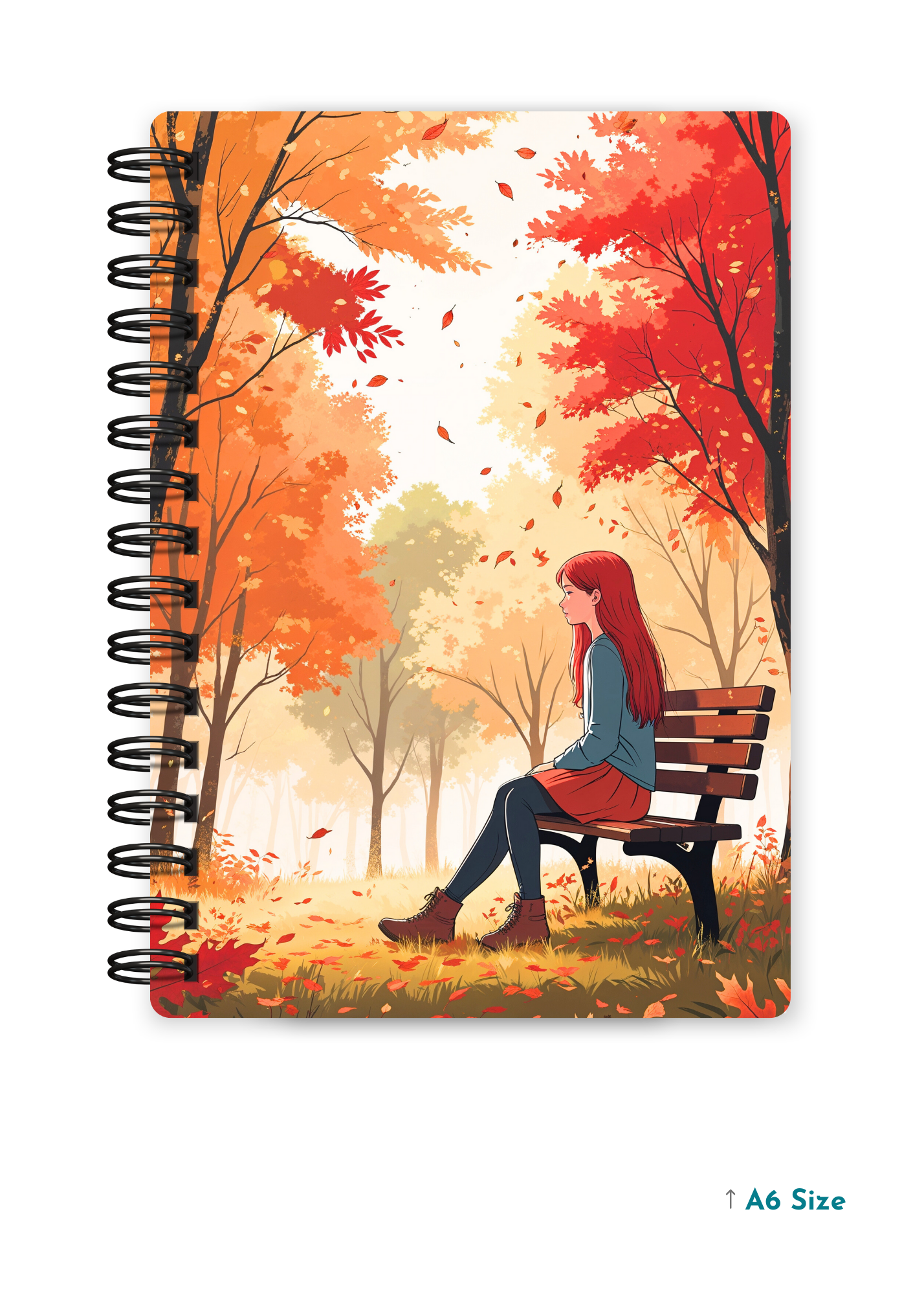 EMBER SOLACE cover page - A5 / A6 Size Wiro Notebook