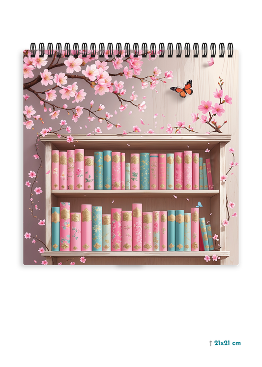 SAKURA SHELF cover page - Square Shape Doodle Pad