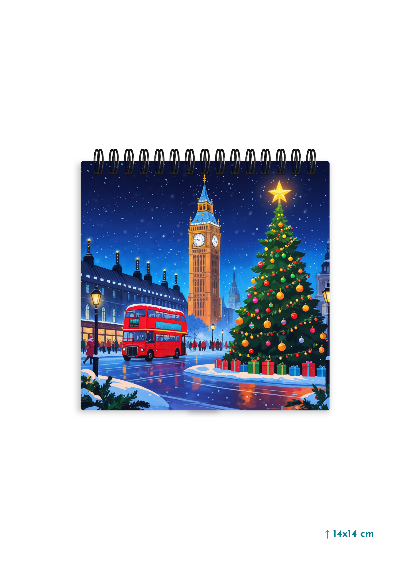 LONDON NOEL cover page - Square Shape Doodle Pad