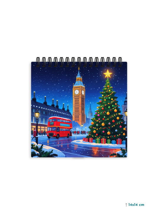 LONDON NOEL cover page - Square Shape Doodle Pad