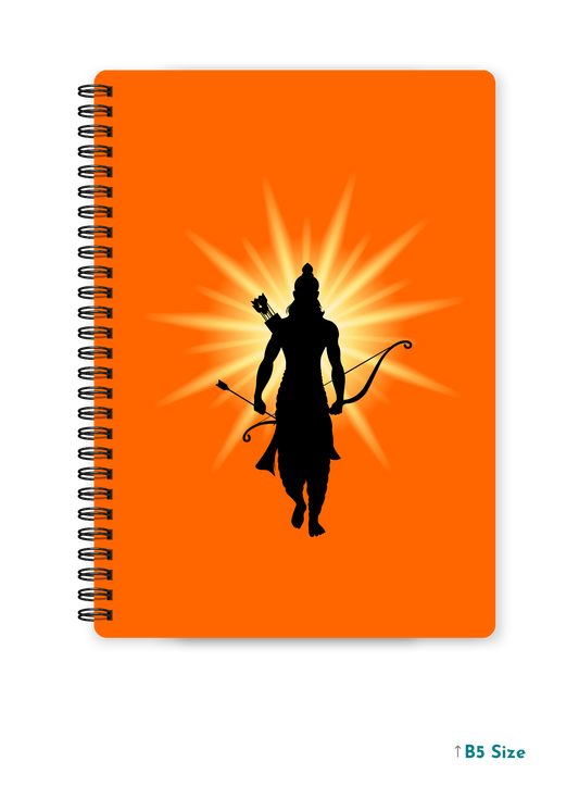 PRABHU SRI RAM (1) cover page - A4 / B5 Size Wiro Notebook