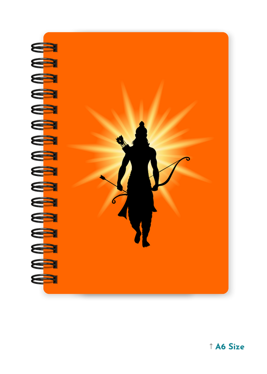 PRABHU SRI RAM (1) cover page - A5 / A6 Size Wiro Notebook