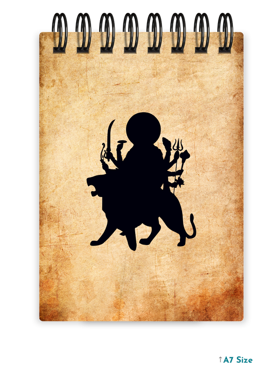 MAA DURGA (1) cover page - A7 Size Pocket Notepad