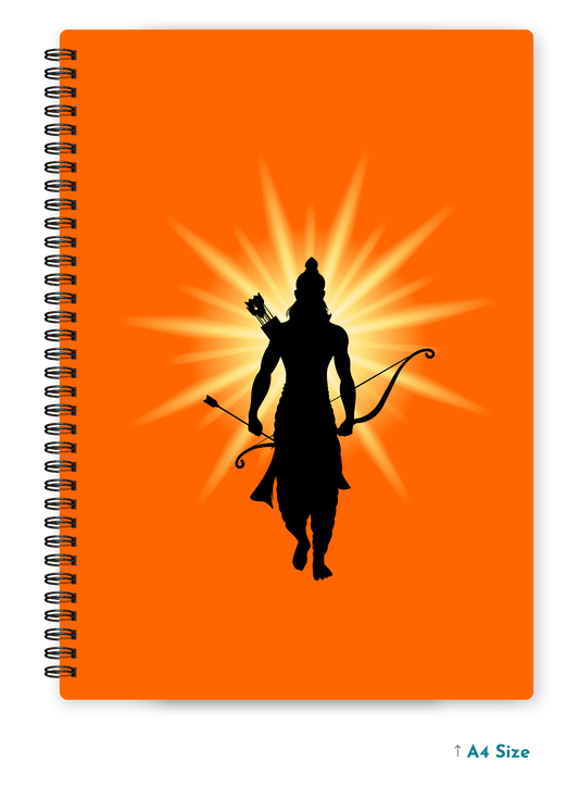 PRABHU SRI RAM (1) cover page - A4 / B5 Size Wiro Notebook
