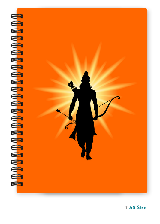 PRABHU SRI RAM (1) cover page - A5 / A6 Size Wiro Notebook