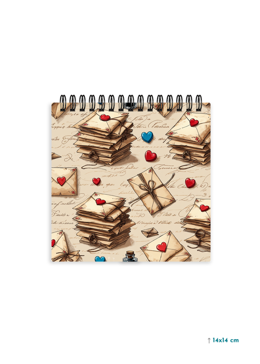 SCARLET LETTERS cover page - Square Shape Doodle Pad