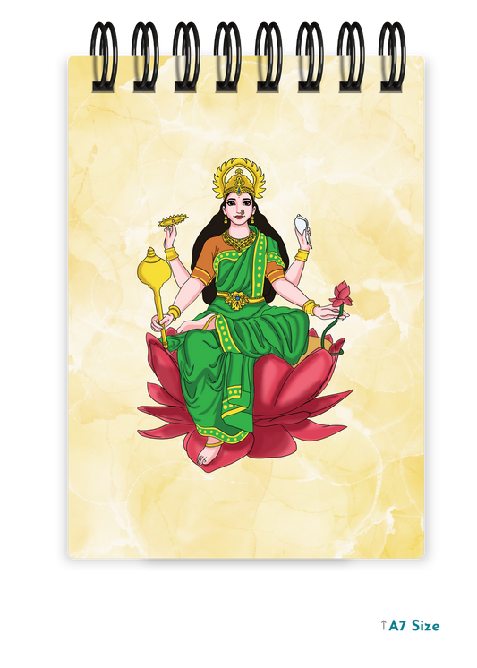 MAA LAXMI (2) cover page - A7 Size Pocket Notepad