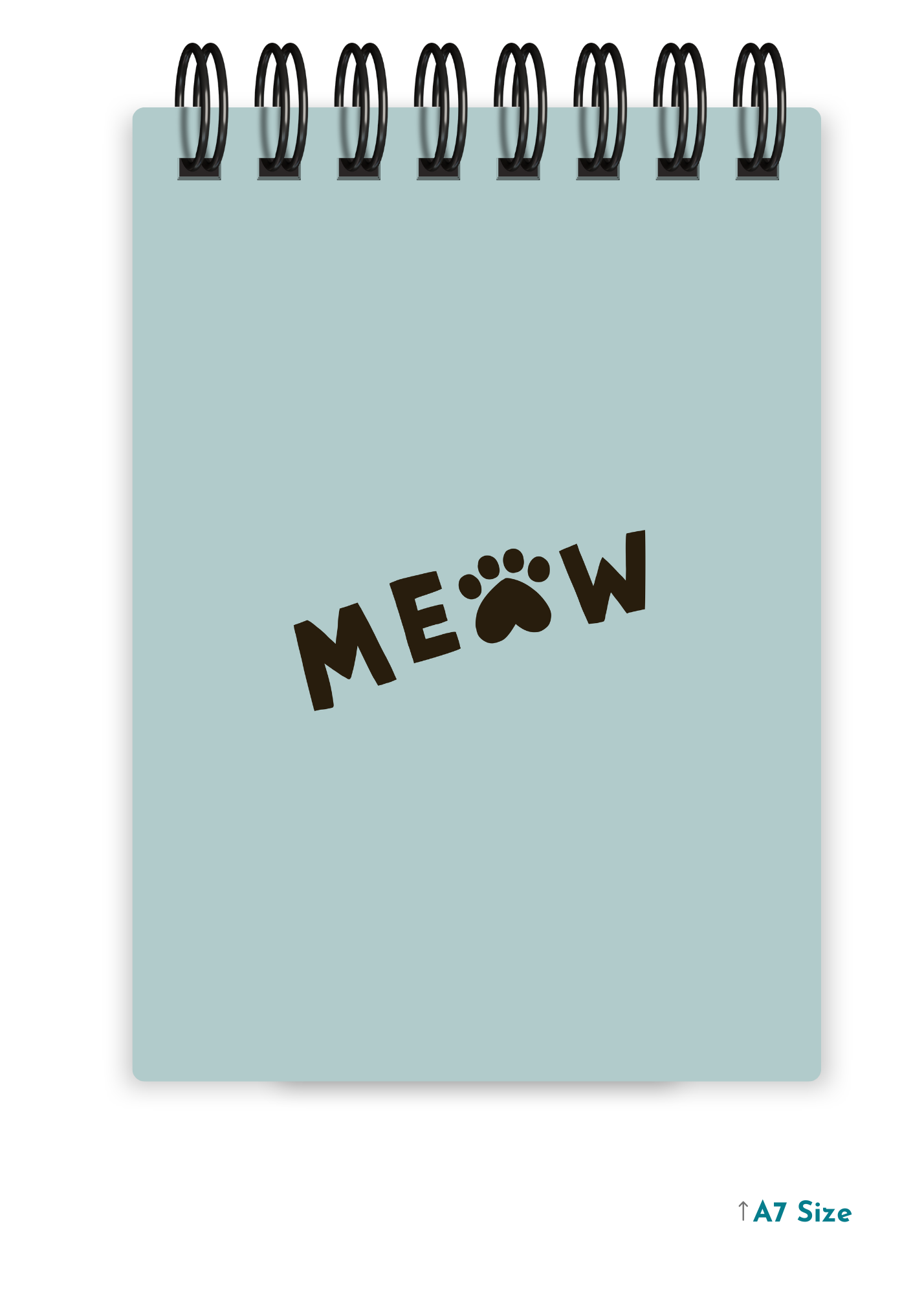 MEOW cover page - A7 Size Pocket Notepad