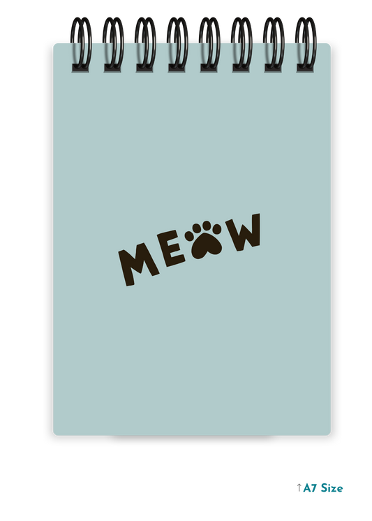 MEOW cover page - A7 Size Pocket Notepad