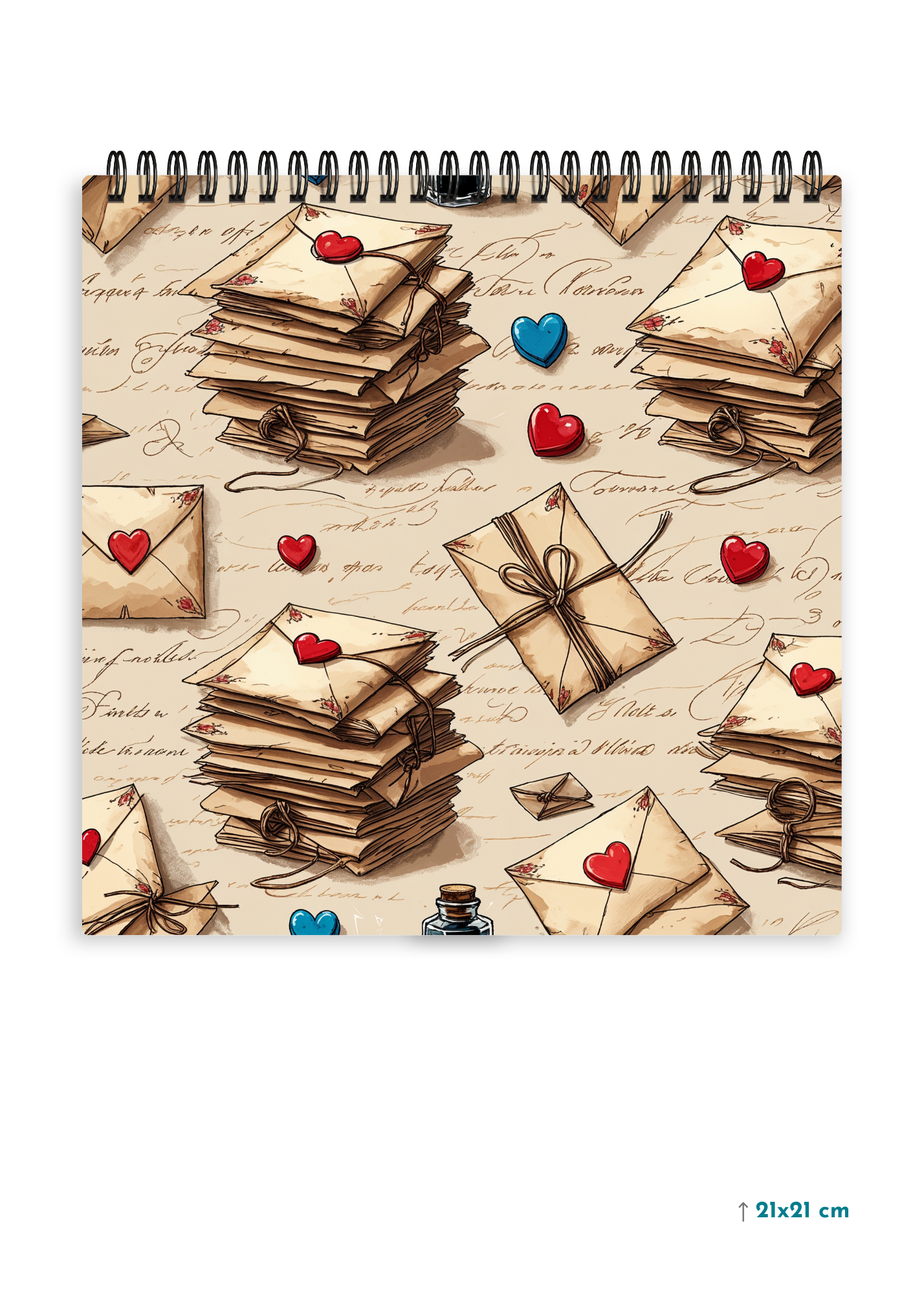 SCARLET LETTERS cover page - Square Shape Doodle Pad