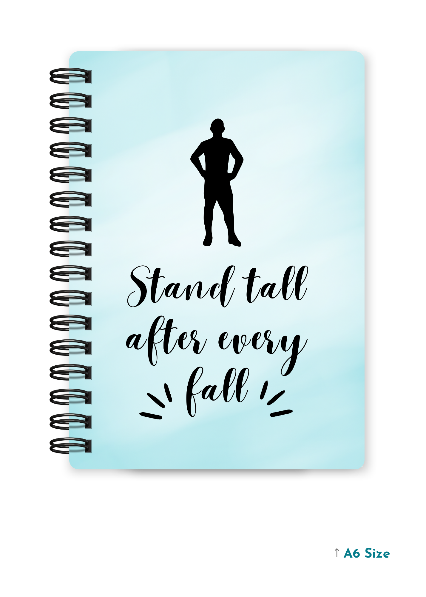 STAND TALL cover page - A5 / A6 Size Wiro Notebook