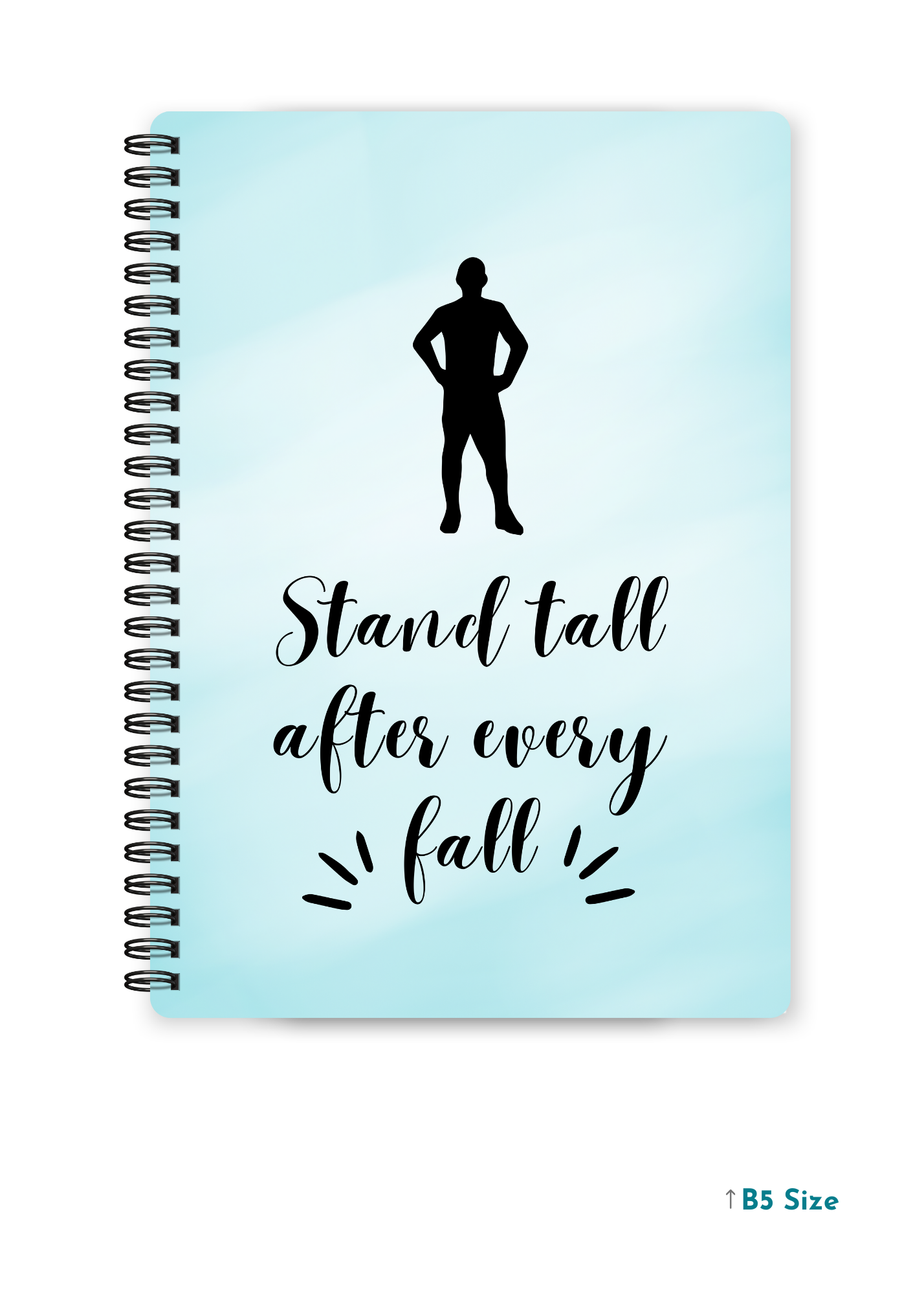 STAND TALL cover page - A4 / B5 Size Wiro Notebook